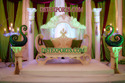 ROYAL  WEDDING  PEACOCK STAGE