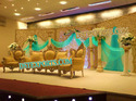 STYLISH  WEDDING  GOLD STAGE SET