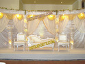 WEDDING CRYSTAL  COLOUM  STAGE
