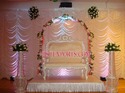 WEDDING  CRYSTAL  PEARL STAGE SET