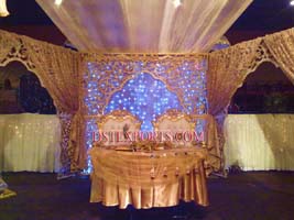 WEDDING STAGE FIBER CARVED BACKDROP PANELS