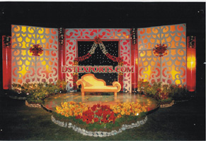 WEDDING STAGE CARVED BACKDROP PANELS