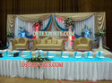 ASIAN WEDDING  DECORATED  STAGE SET