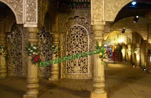 RAJWADA WEDDING STAGE BACKDROP PANELS