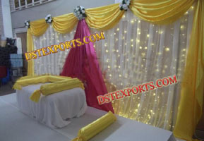 MEHANDI STAGE BACKDROP SET