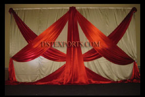 WEDDING STAGE ELEGENT BACKDROP CURTAINS
