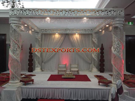 WEDDING SQUARE CRYSTAL MANDAP SET