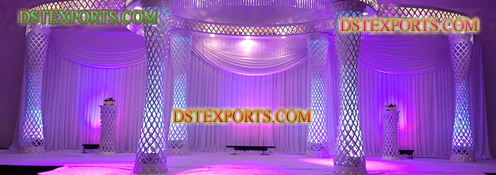 WEDDING CUTTING CRYSTAL MANDAP