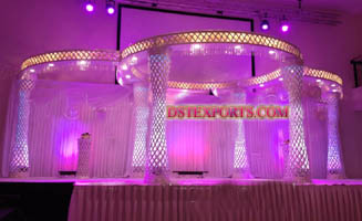 LATEST DESIGN WEDDING CRYSTAL MANDAP SET