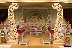 WEDDING WOODEN CARVED WELCOME GATE