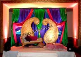 WEDDING STAGE DECORATED MANGOS