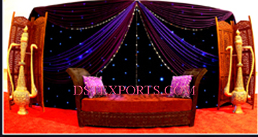 WEDDING STAGE DECORATION METAL SURAHIS