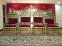 INDIAN WEDDING GOLDEN MANDAP CHAIRS