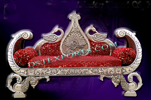 INDIAN WEDDING SILVER MAHARAJA SOFA