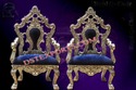 INDIAN WEDDING SILVER RAJWADA CHAIRS