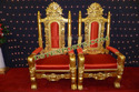 WEDDING GOLD BRIDEGROOM CHAIRS