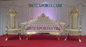 WEDDING ROYAL GOLD LOVE FURNITURE SET