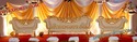 LATEST DESIGN WEDDING GOLDEN SOFA SET