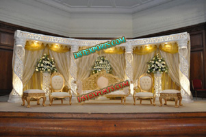 WEDDING CRYSTAL STAGE DECORS