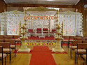 WEDDING FOUNTAIN PILLARS STAGE SET