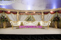 WEDDING GOLD CRYSTAL STAGE SET