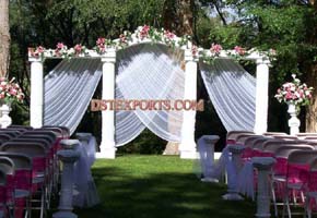OUTDOOR WEDDING STAGE DECORS