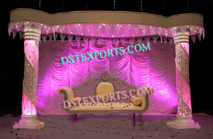 LATEST WEDDING FIBER CRYSTAL STAGE SET
