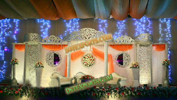 INDIAN WEDDING STAGE DECORS