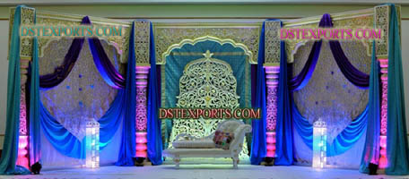MUSLIM WEDDING CARVED STAGE SET