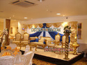 ASIAN WEDDING GOLD STAGE SET