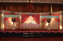 ASIAN WEDDING CRYSTAL JALI PILLAR STAGE
