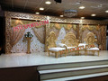 LATEST ROYAL GOLD WEDDING STAGE SET