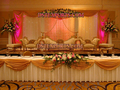 LATEST ASIAN WEDDING CRYSTAL FIBER STAGE SET