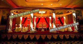 LATEST WEDDING CRYSTAL DECOR MANDAP