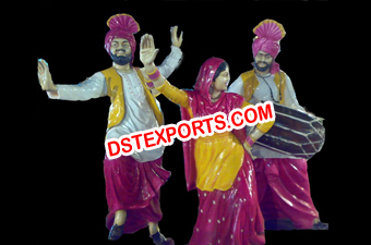 Rangla Punjab Fiber Statues