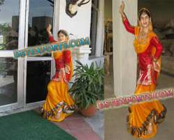 WELCOME PUNJABI LADY STATUE