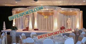 ASIAN WEDDING FIBER CRYSTAL MANDAP SET