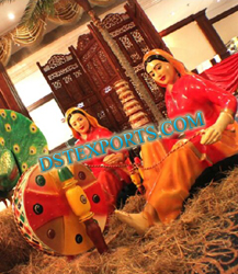 PUNJABI WEDDING THEEM STATUES