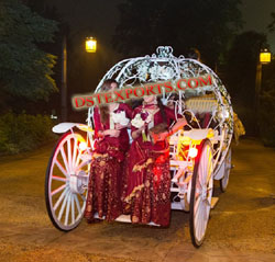 WEDDING LIGHTED CINDERALA CARRIAGE