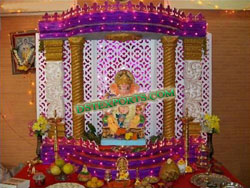 INDIAN WEDDING GANPATI DECORATIONS