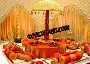 ROYAL WEDDING MEHANDI STAGE SET