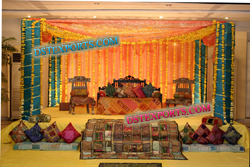 MUSLIM MEHANDI STAGE SETS