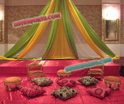 PUNJABI MEHANDI STAGE SETS