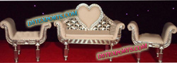 WEDDING CARVED LOVE SOFA SETS