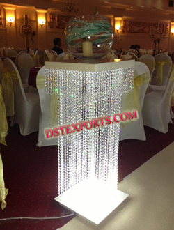 WEDDING WALKWAY CRYSTAL COLUMNS