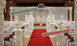 BEST WEDDING FIBER CRYSTAL MANDAP