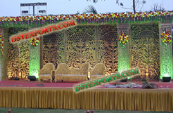 INDIAN WEDDING CARVED PANEL BACK DROP