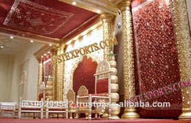 EMBRODRIED WEDDING MANDAP BACKDROP