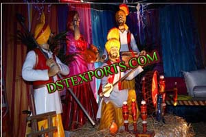 PUNJABI WEDDING DECORATION STATUES