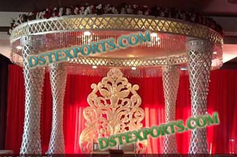 STYLISH WEDDING CRYSTAL MANDAP